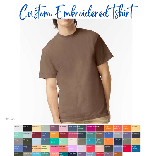 Custom Embroidered Tshirt