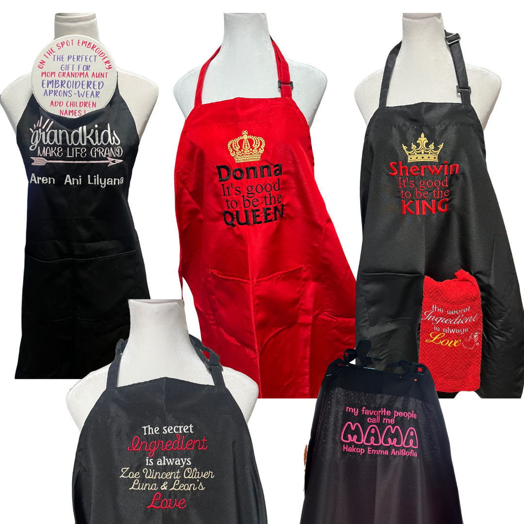 Custom Embroidered Apron