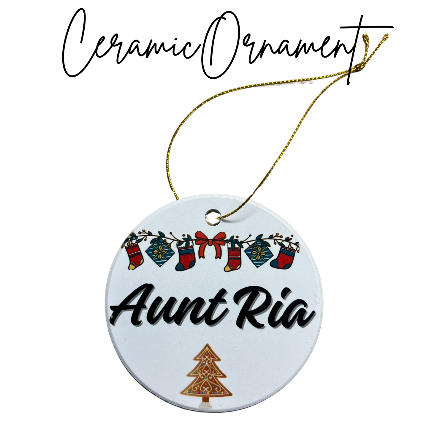 Ceramic Custom Ornaments