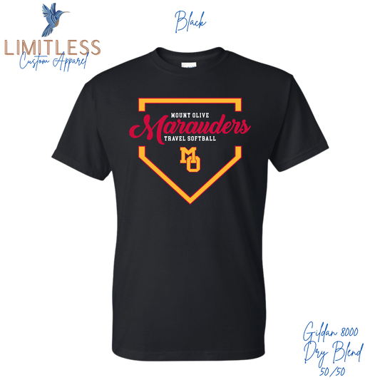Mount Olive Marauders Travel Softball TShirt