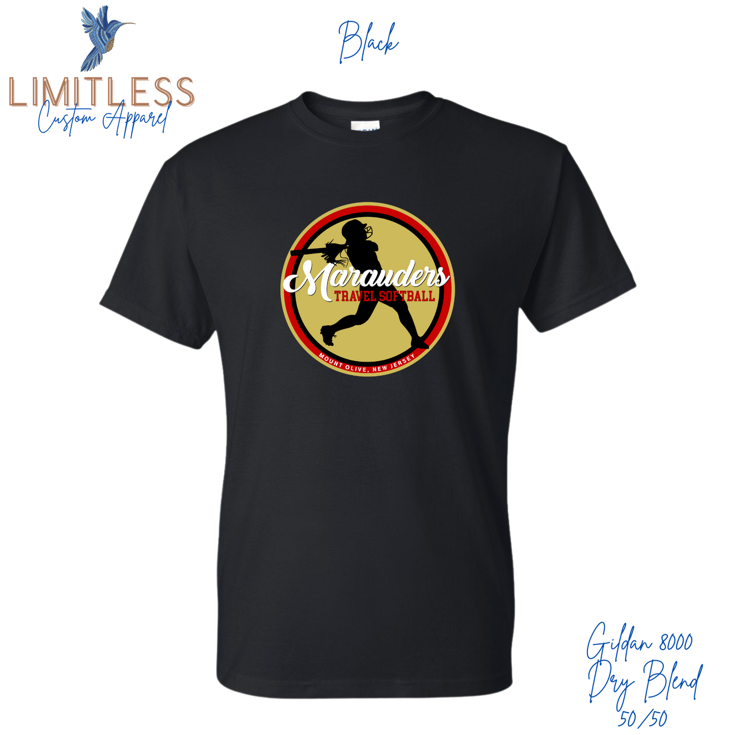 Marauders Softball Mount Olive Graphic TShirt