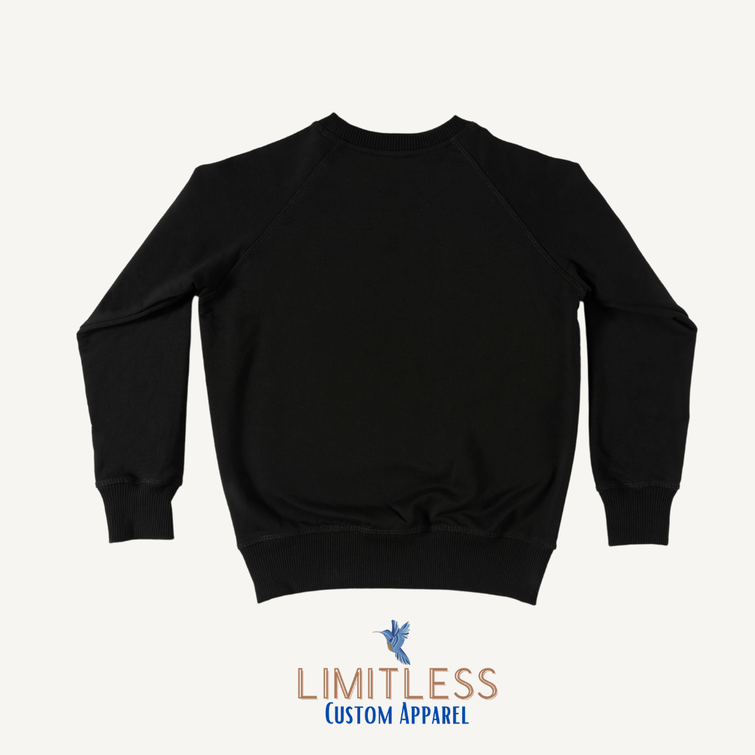 Mama / Dad  embroidered sweatshirts with custom name on sleeve