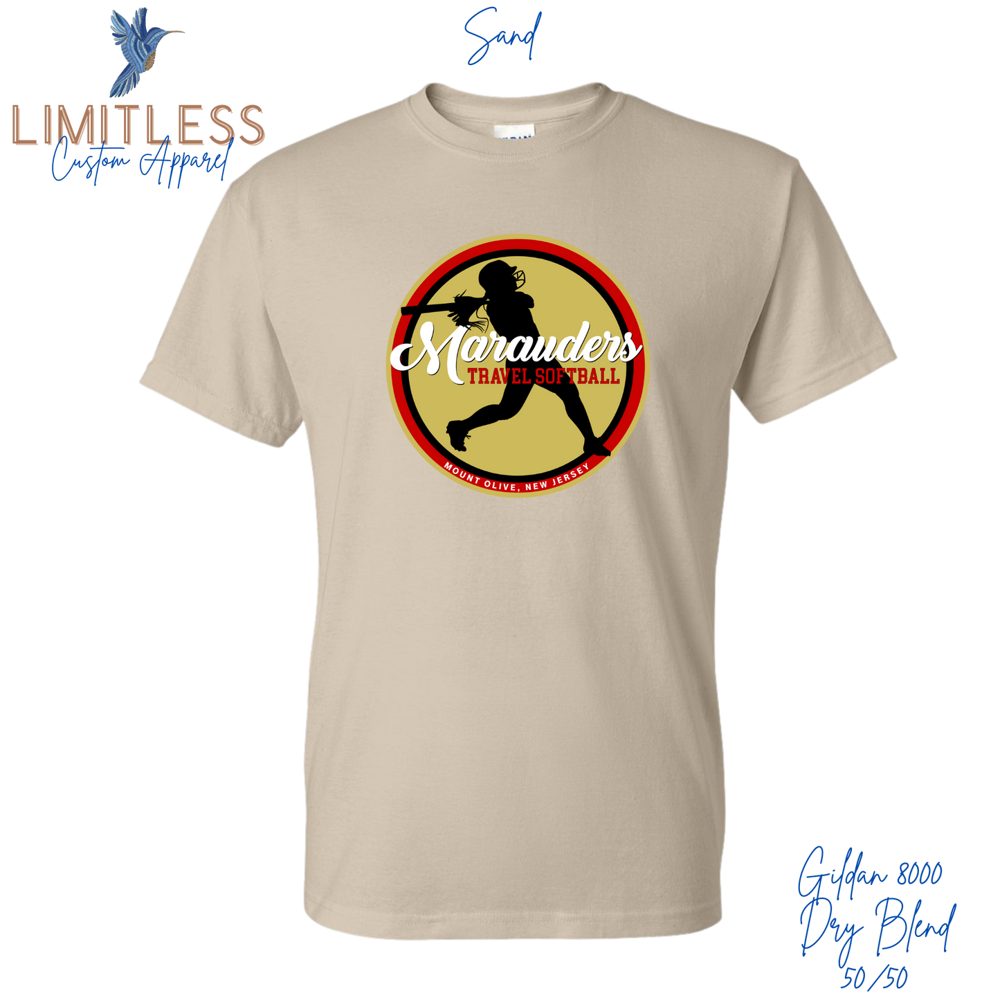Marauders Softball Mount Olive Graphic TShirt