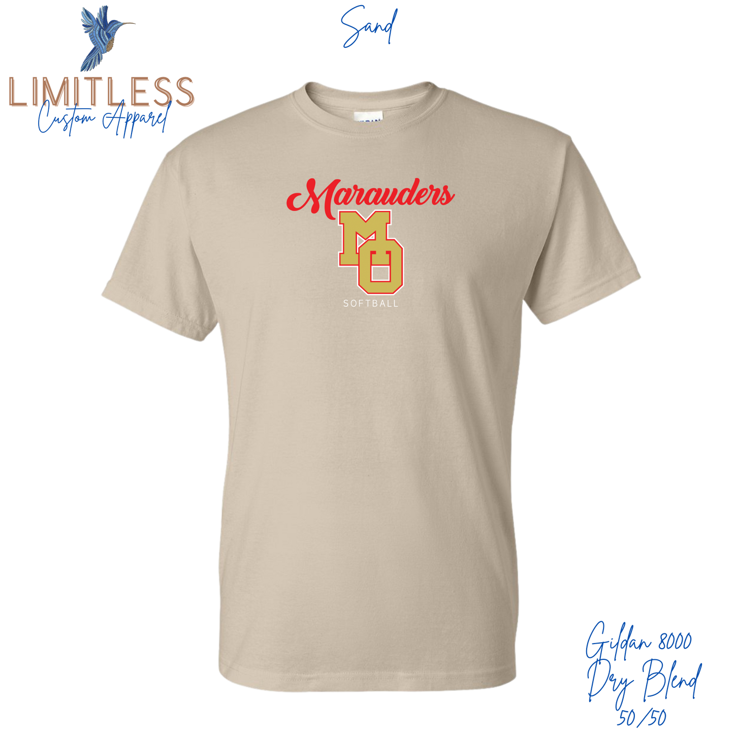 Marauders MO Softball Graphic TShirt