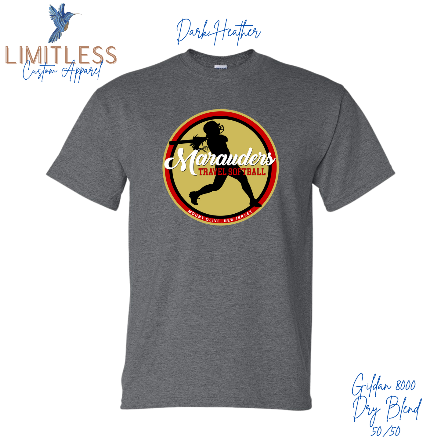 Marauders Softball Mount Olive Graphic TShirt