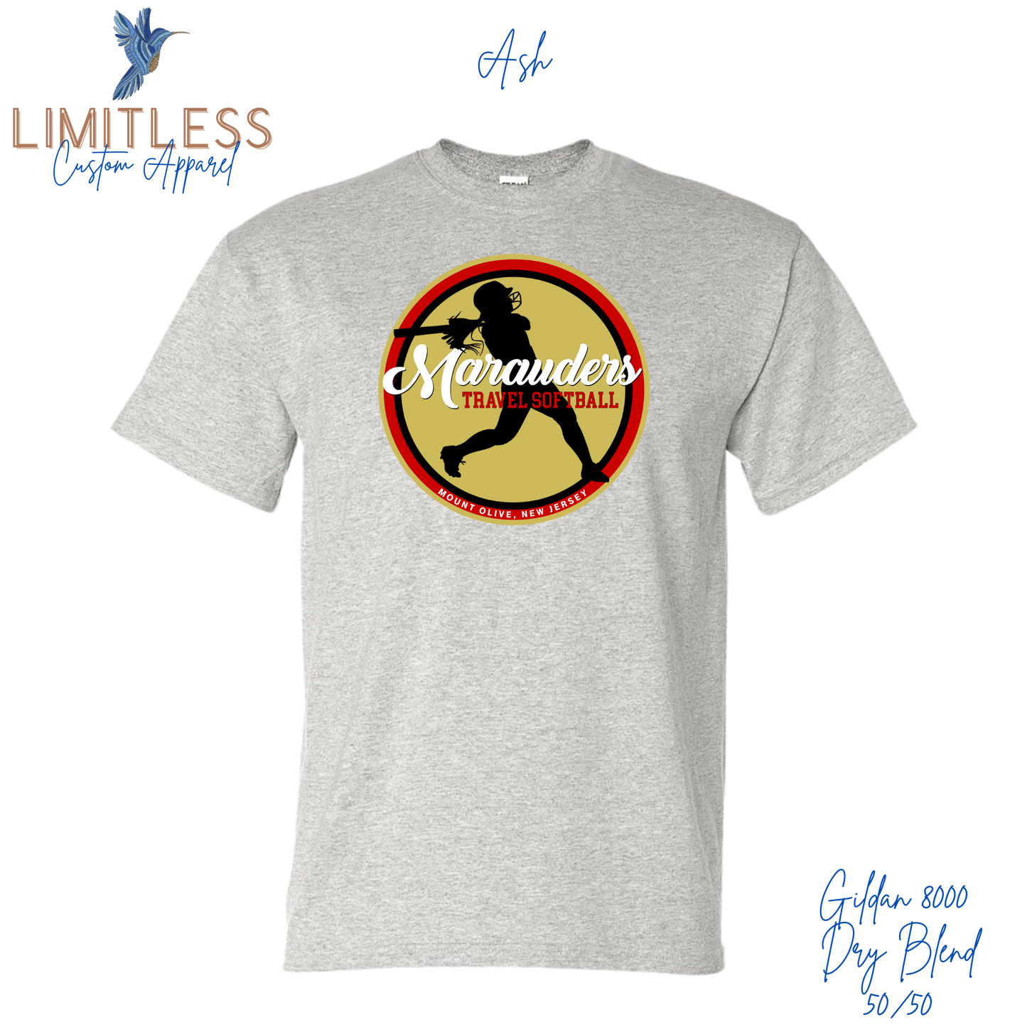 Marauders Softball Mount Olive Graphic TShirt