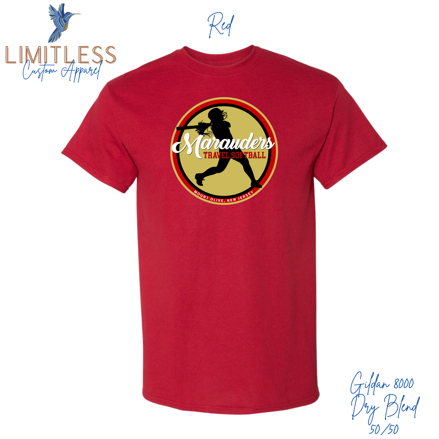 Marauders Softball Mount Olive Graphic TShirt