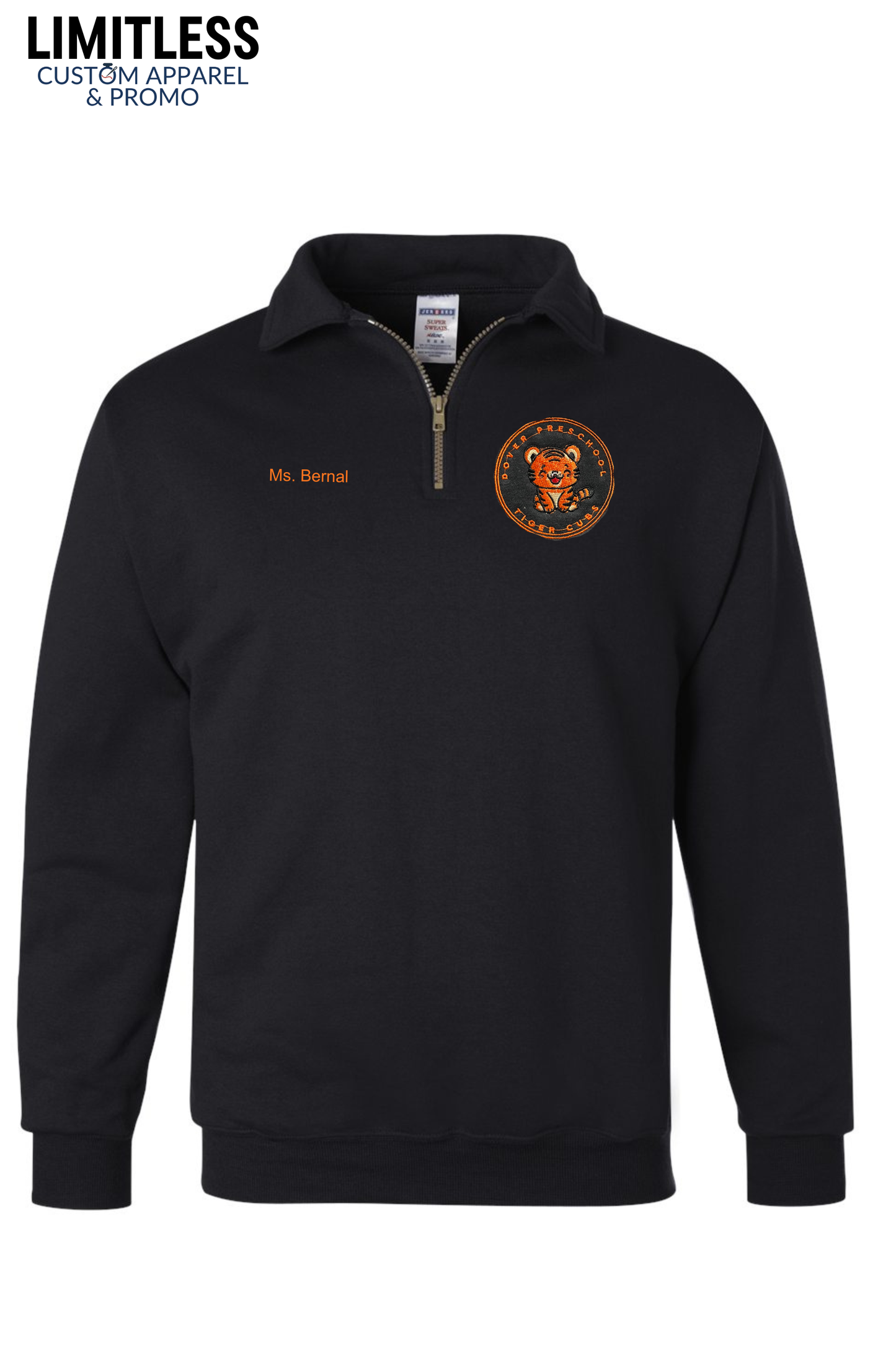 Dover Preschool Unisex Fleece Quarter-Zip Embroidered