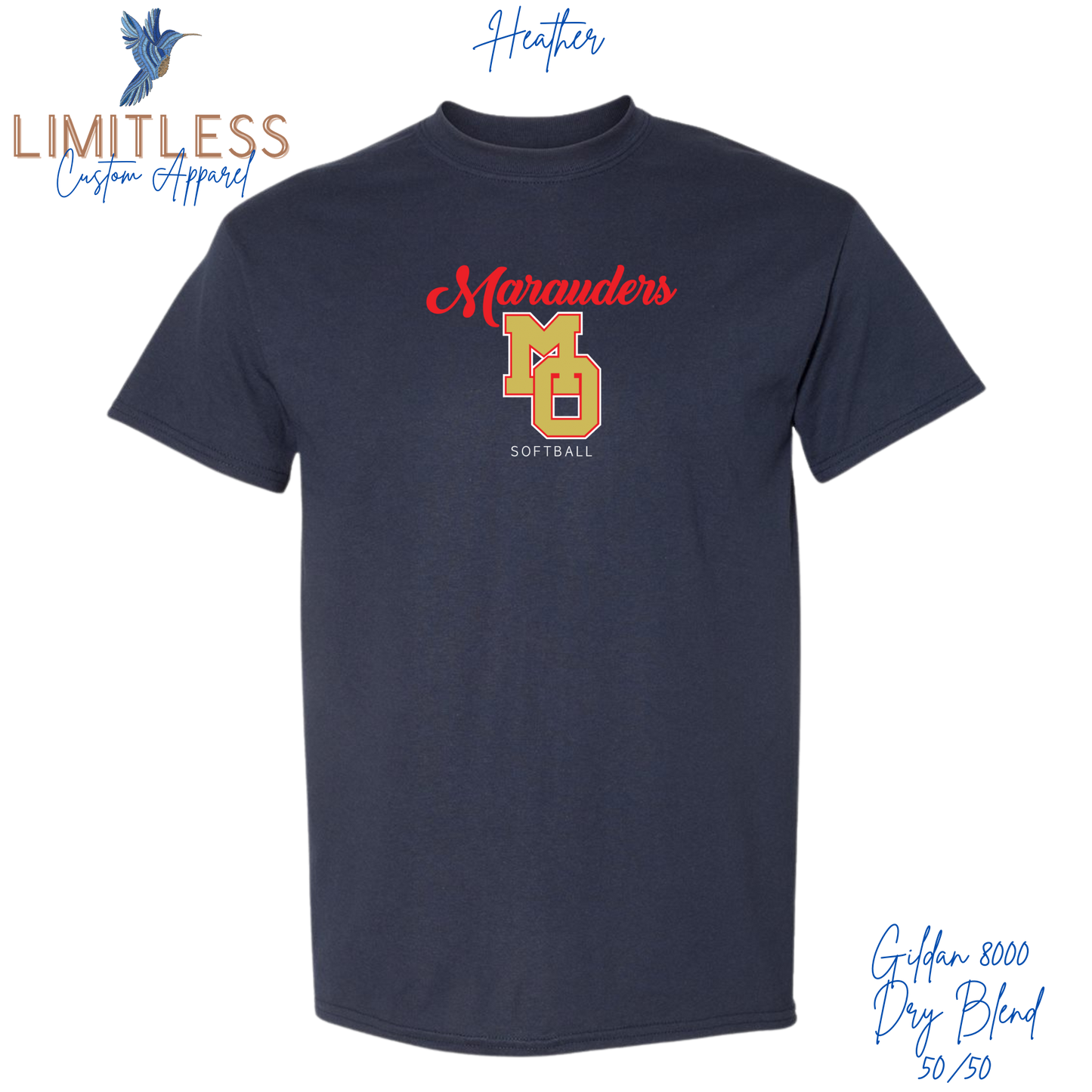 Marauders MO Softball Graphic TShirt