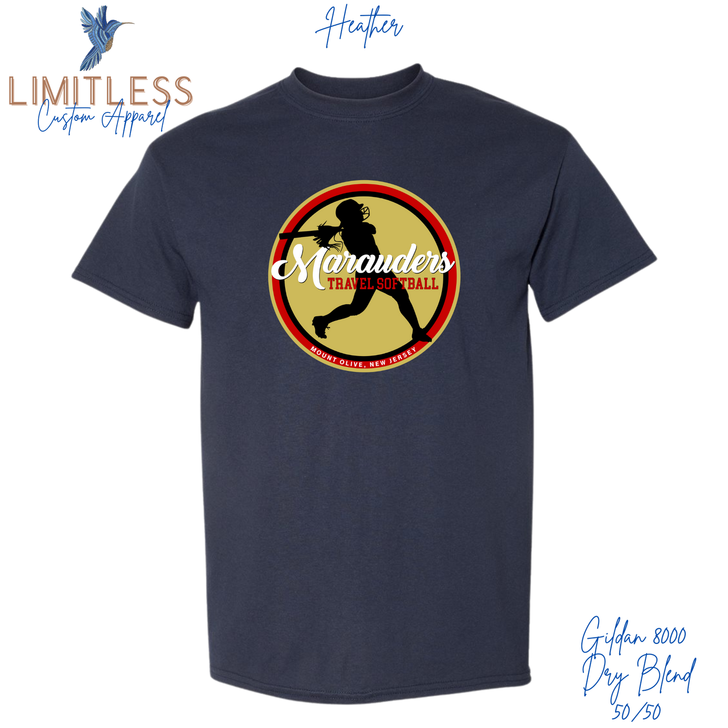 Marauders Softball Mount Olive Graphic TShirt