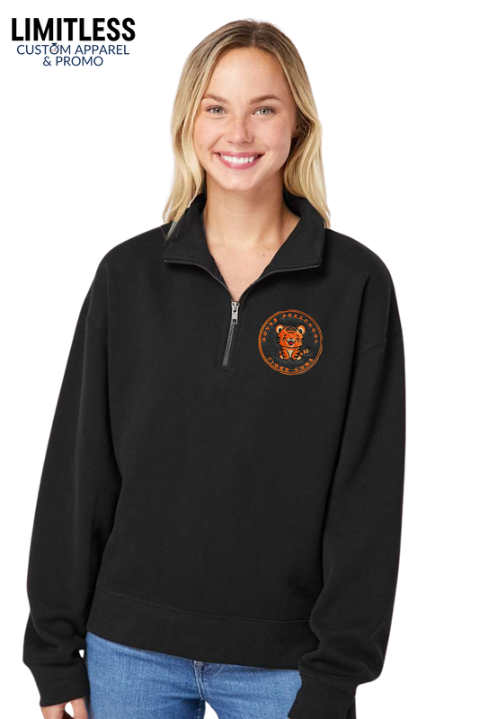 Dover Preschool Quarter-Zip – Women’s Sueded Fleece Embroidered