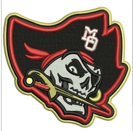Marauder Baseball 4 inch embroidery