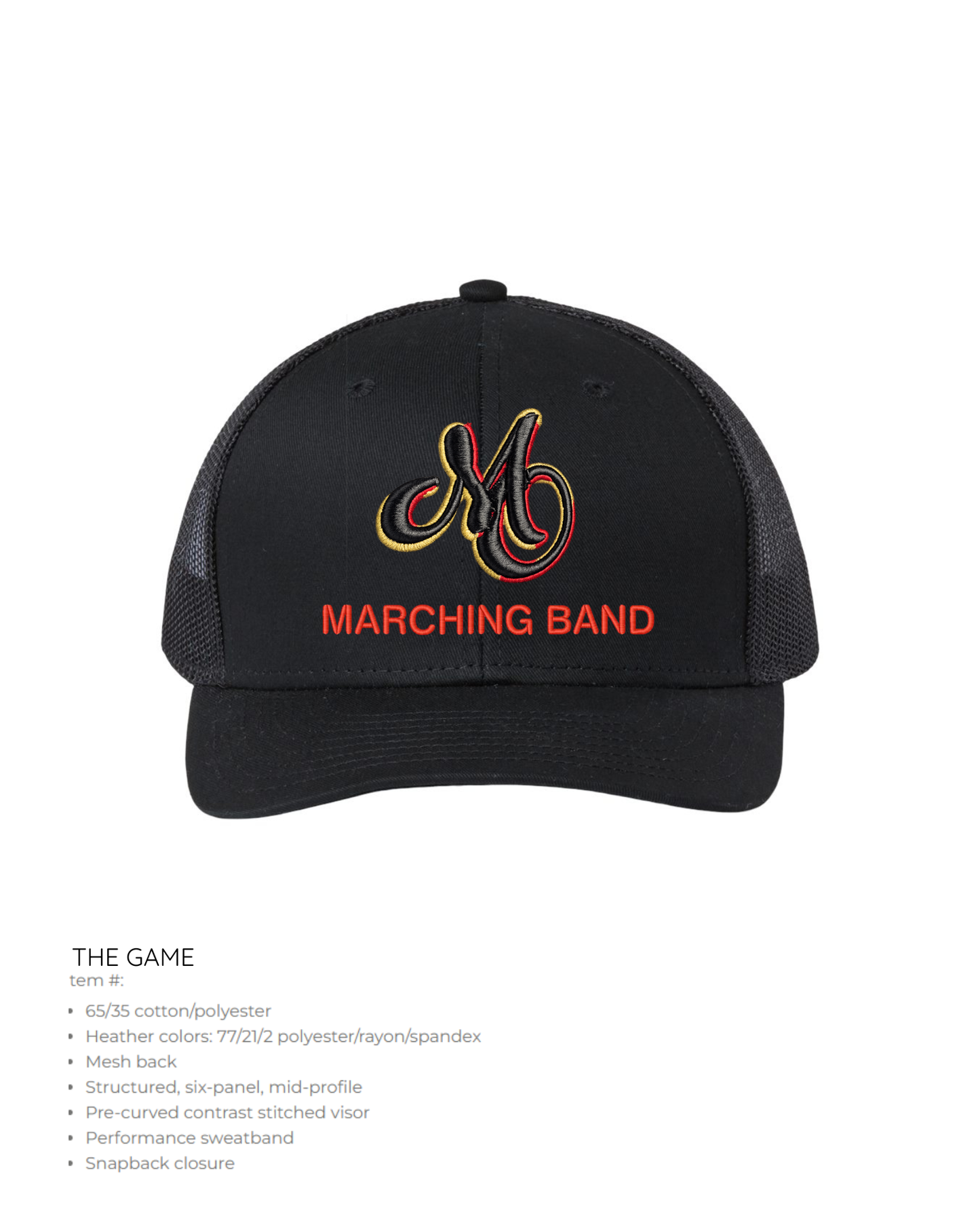 MO Marching Band Hat
