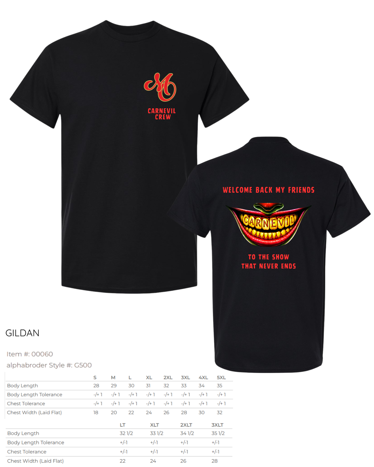 Carnevil Crew Tee